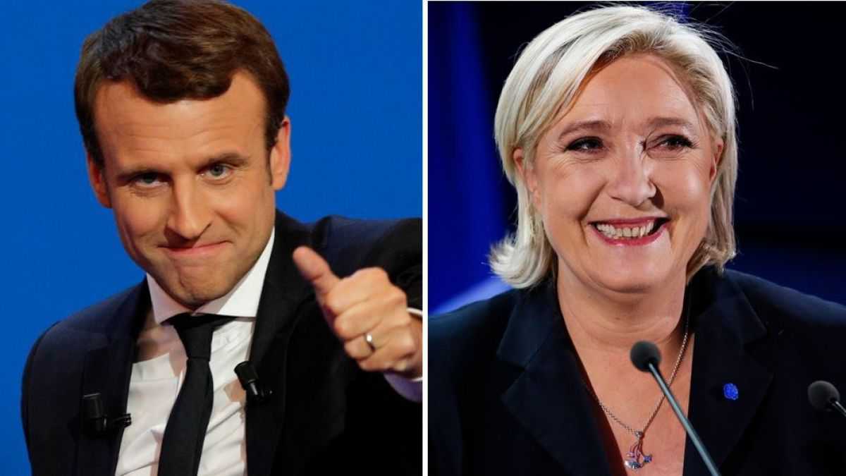 altText(Macron derrotó a Le Pen por una amplia diferencia en el balotaje)}