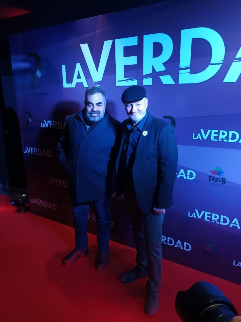 Roberto Moldavsky uno de los invitados de Campanella a la inauguración. Foto @Mirtacast