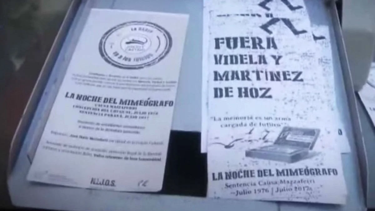 La Noche del Mimeógrafo: secuestros y torturas a estudiantes secundarios