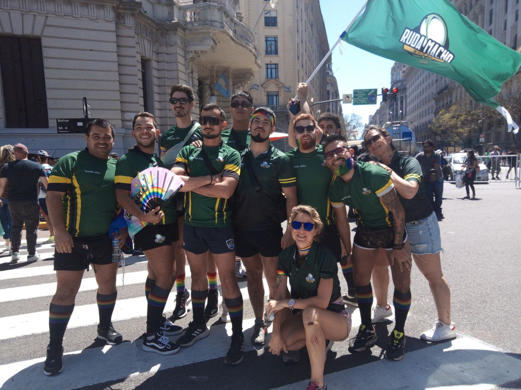 Foto de Dam Schmidt.
Ruda Macho, selección de rugby queer.