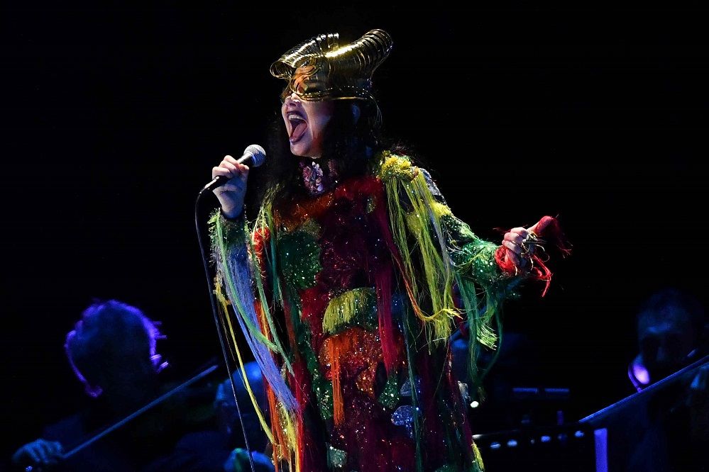 Björk en el Primavera Sound BA (Télam)