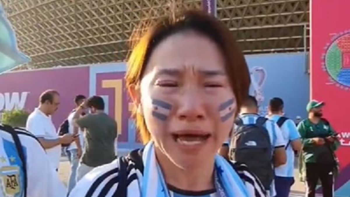 La hincha japonesa de Argentina que lloró por Messi