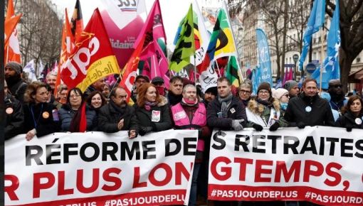 altText(Contra la Reforma de Macron: huelga, manifestaciones multitudinarias y detenciones )}