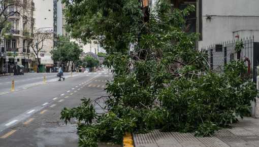 Gran parte del país se encuentra bajo alertas por tormentas y fuertes vientos