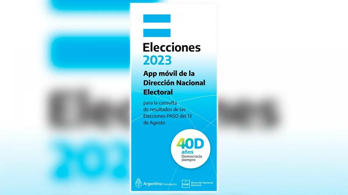 Presentaron la app para seguir los resultados de las PASO en el celular