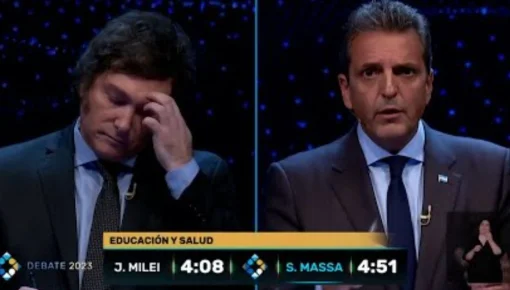 Debate: Massa logró imponerse ante un Milei endeble y dubitativo
