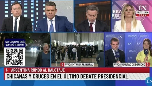 En La Nación+ se lamentaron por el pobre desempeño de Milei en el debate