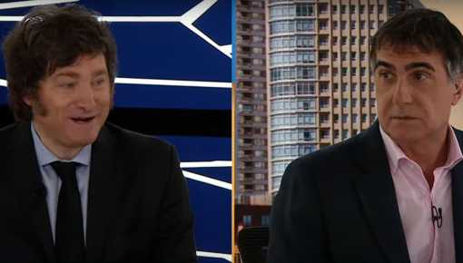 Milei echó al secretario de Trabajo durante una entrevista con Laje