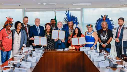 Lula decretó la creación de tres nuevos territorios indígenas