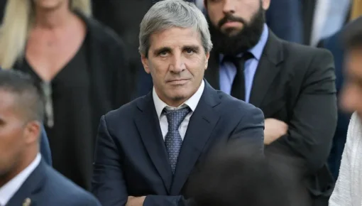 Caputo también cargó contra los periodistas: 