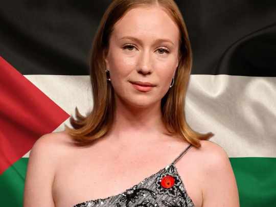 A favor de Palestina: la actriz Hannah Einbinder, de origen judío, reivindicó su postura