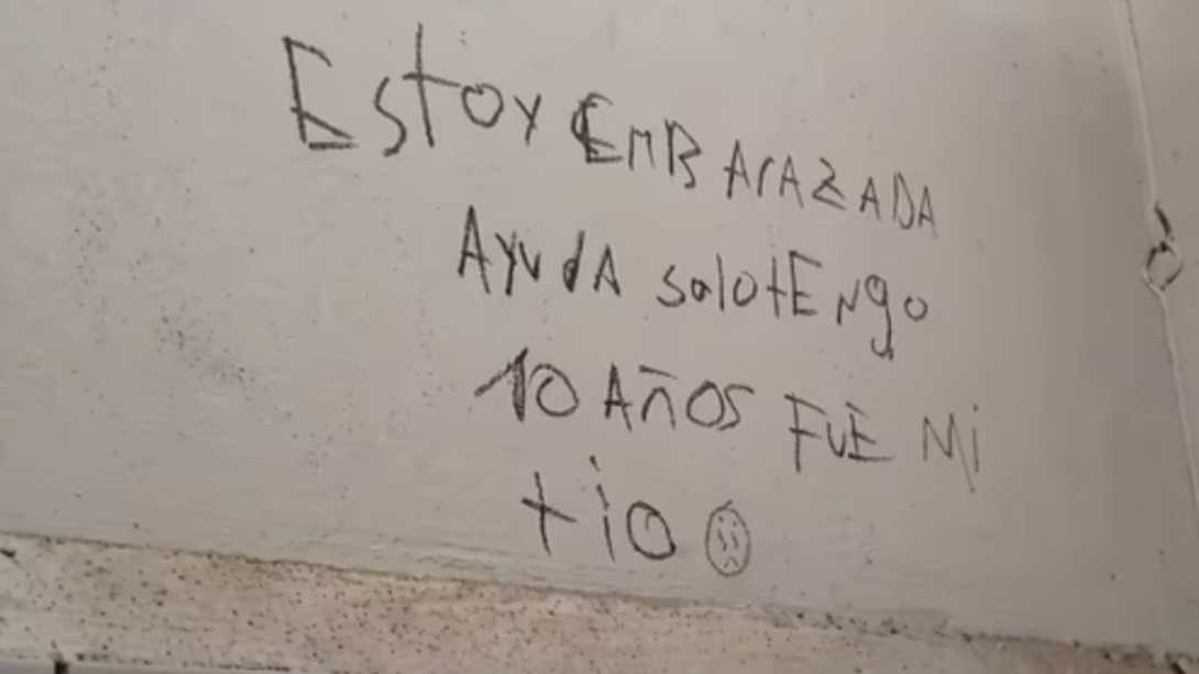Alerta en una escuela de San Juan: una pintada denunció el embarazo de una niña de 10 años